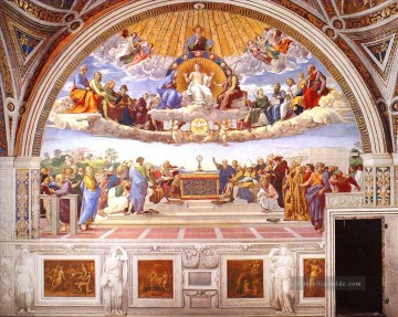Stanze Della Segnatura detail9 Renaissance Meister Raphael Ölgemälde